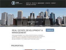 Tablet Screenshot of dibmanagement.com